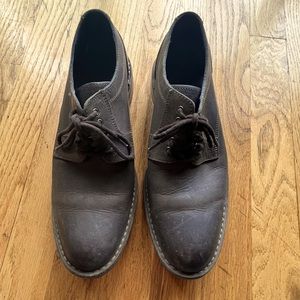 cole haan gray oxford shoes
